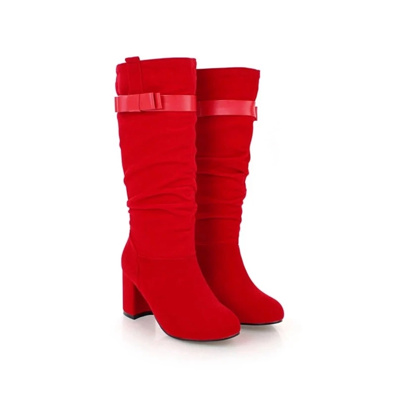 Большие размеры 9 10 11 12 Ботинки Женская обувь Женские ботинки с круглым носком и