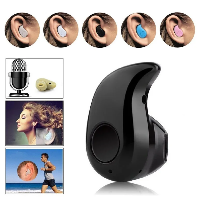 Беспроводные наушники вкладыши 1 шт. Bluetooth 4 0 зарядка через USB спортивные мини для