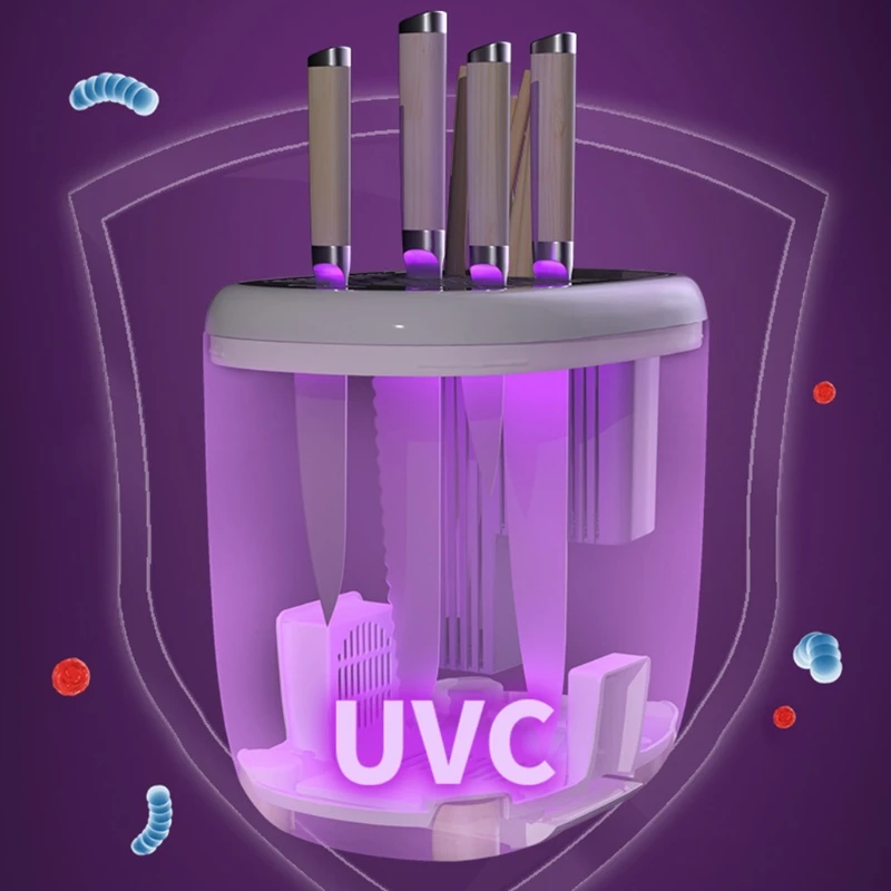 

Household Chopstick Ultraviolet Disinfection Machine Knife Draining Storage Rack