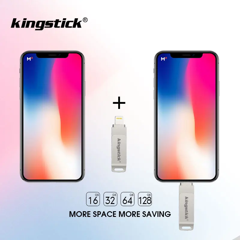 Usb флешка usb флеш накопитель для iphone ipad 3 0 64 Гб 32 128 ГБ 2 в 1 ручка внешних устройств