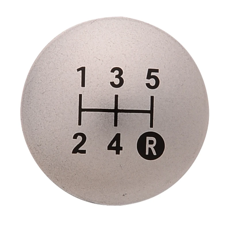 Хром Стилизация металла 5 Скорость Шестерни рукоятка рычага переключения