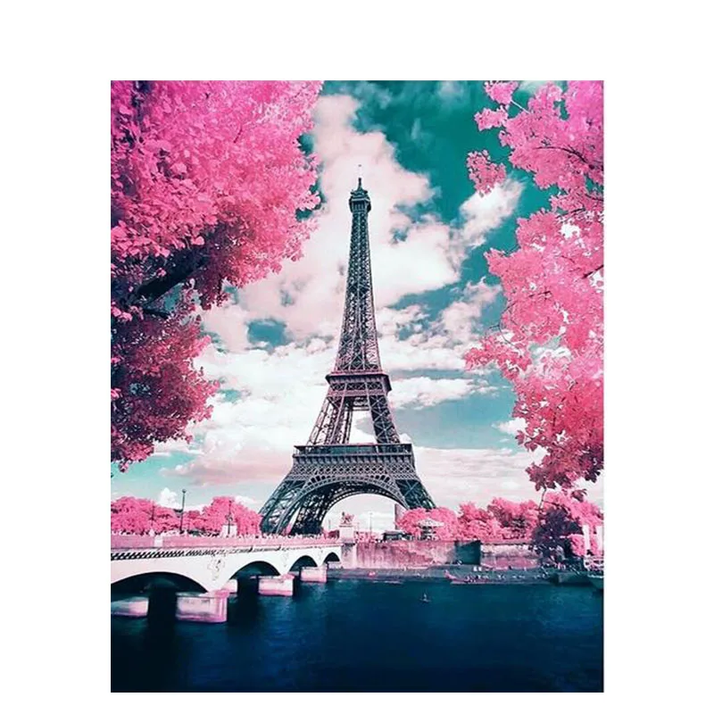 Алмазная 5D картина сделай сам алмазная вышивка полная выкладка в Париже