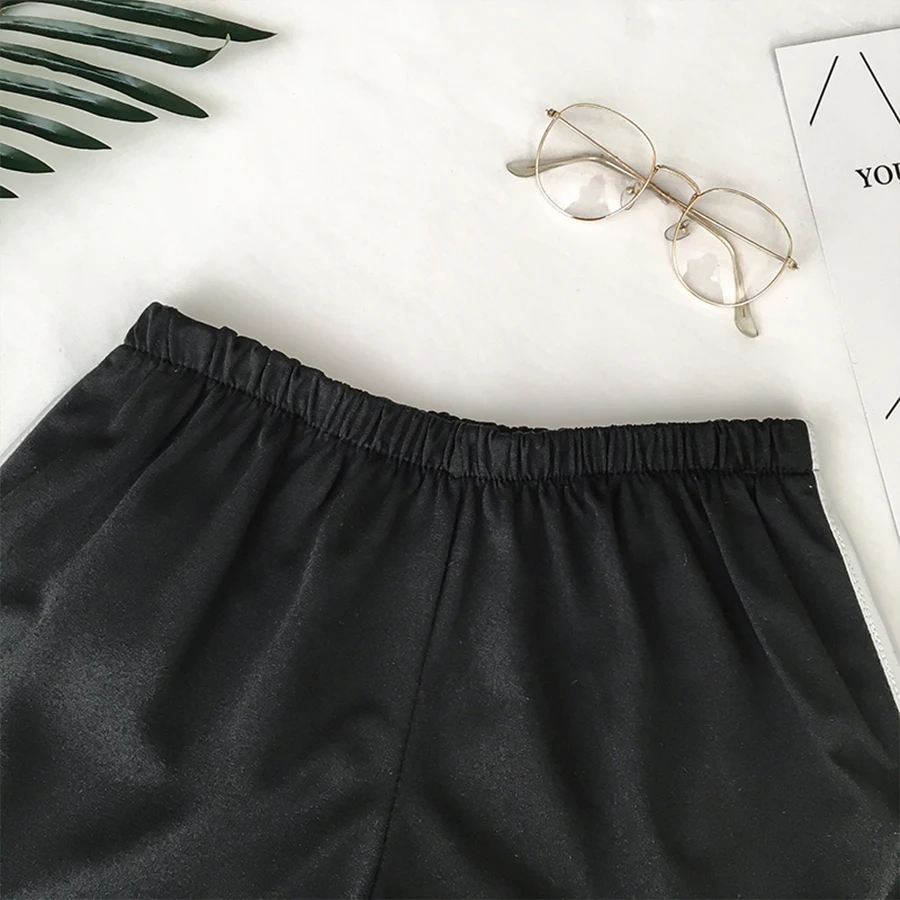 Женские повседневные шорты в стиле пэчворк летние для фитнеса тренировок