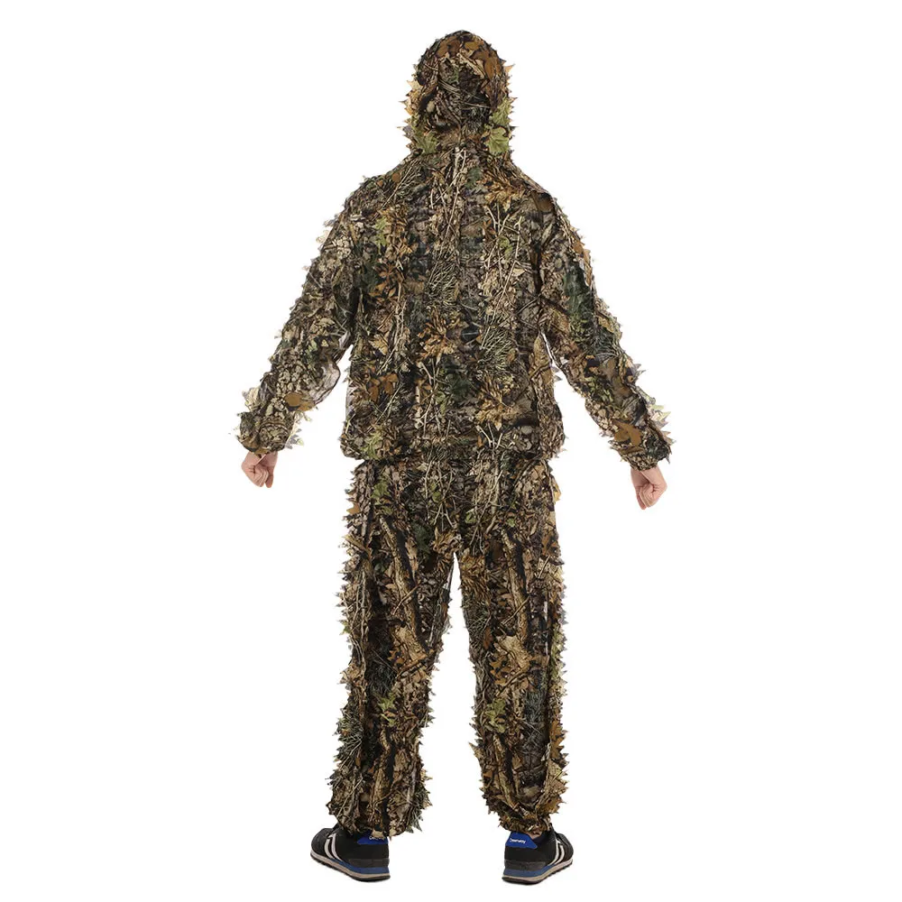 Открытый Многофункциональный Bionic Ghillie костюм военный 3D Джунгли лесной охоты