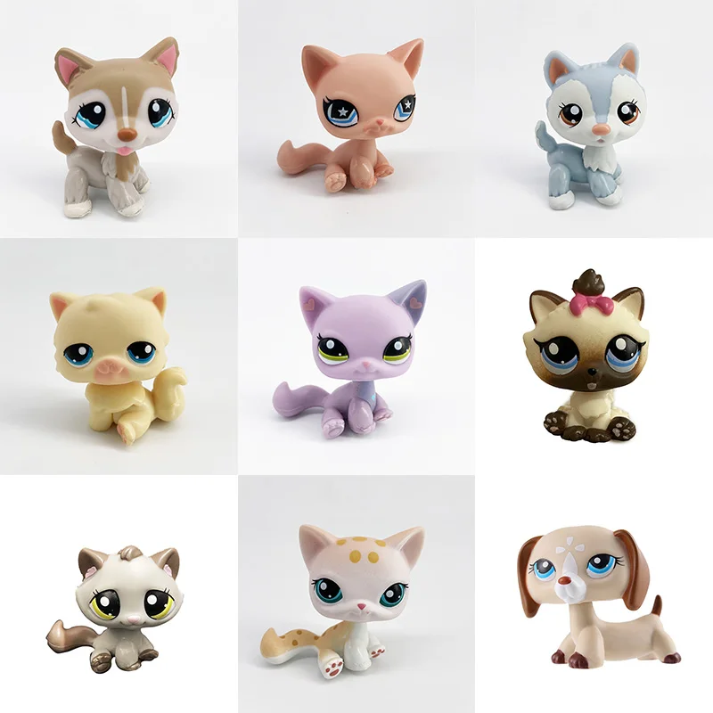 LPS Pet Shop игрушки куклы Кошка Большое немецкий дог такса коллекция стенд фигурки