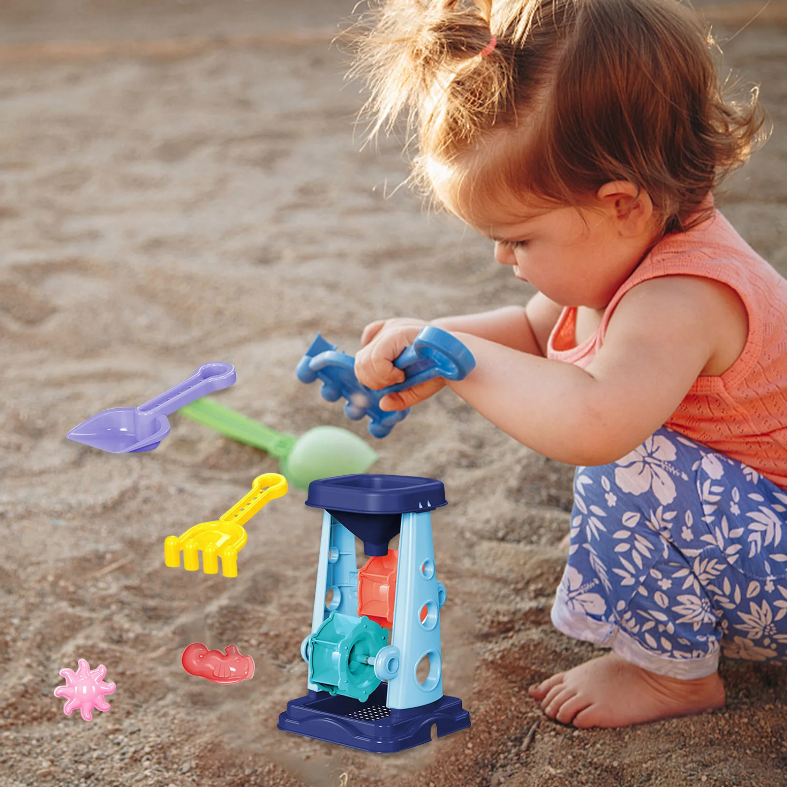 

5pcs Beach And Snow Multifunctional Parent-child Interactive Educational Toy Set Funny Present New Toys Hot Sale Baby Toys