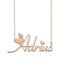 adrius name necklace custom name necklace for women girls best friends birthday wedding christmas mother days gift