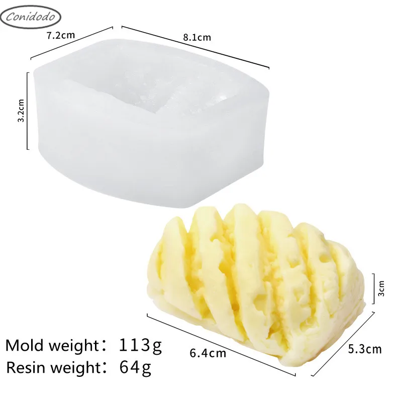 

Pineapple Silicone Candle Mold Fondant Mould Cake Decorating Tools Epoxy Aromatherapy Soap DIY Handmade Practical Gadget