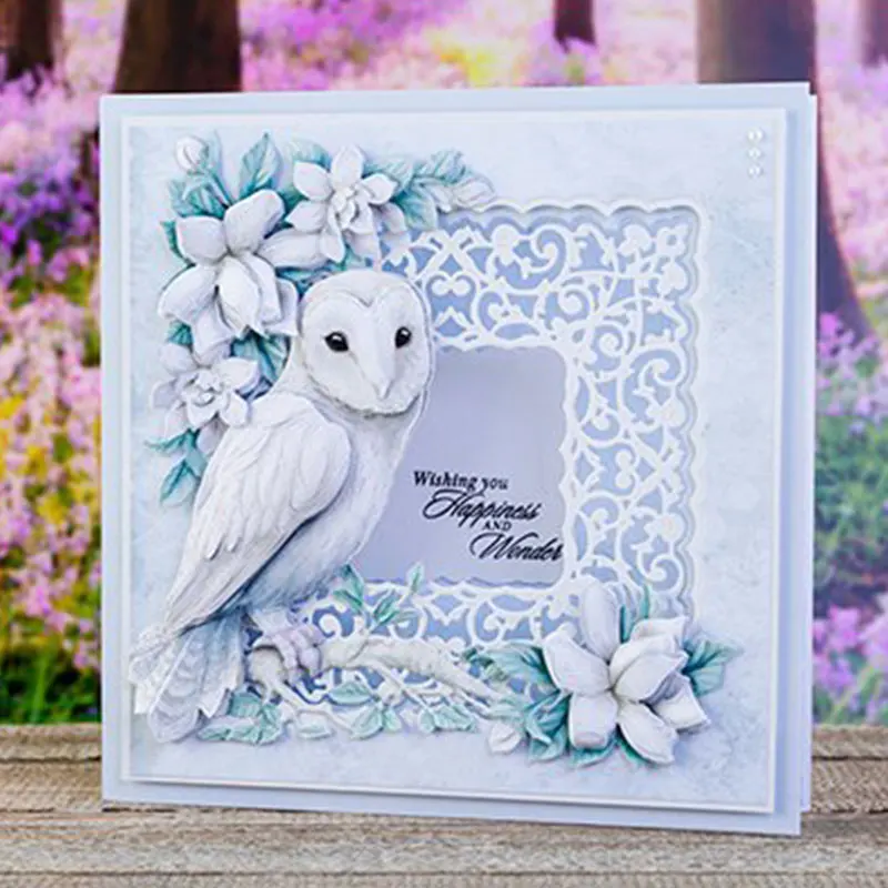 

Owl on the Tree Branch Metal Cutting Dies 2021 New Diy Molds Scrapbooking Paper Making Die Cuts Crafts Template Handmade