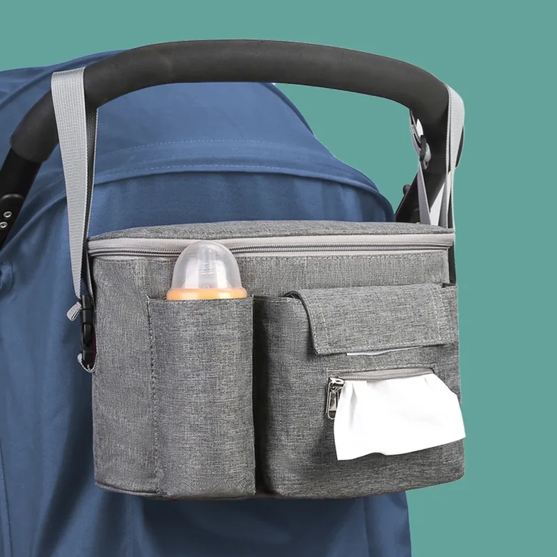 

Сумка для детской коляски, держатель для чашки, сумки для подгузников, сумка для подгузников для мам, аксессуары для портативной детской кол...