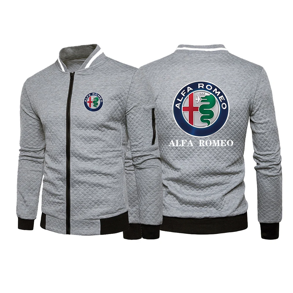 

Alfa Romeo Mens Fitness Sport Jacket Coat Zipper Pocket Hooded Running Jackets Men Sportswear Workout Jacket Gym Hoodies