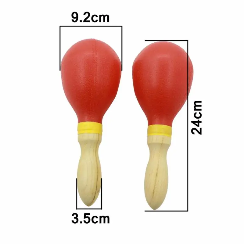 

2pcs sand balls and plastic sand hammers equipped with Orff percussion instruments KTV accompaniment early education equipment