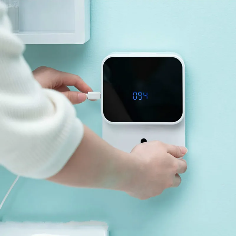 for Xiaomi Automatic Induction Foaming Hand Washer LED Screen Washing Machine Infrared Sensor Soap Dispenser For Bathroom | Обустройство