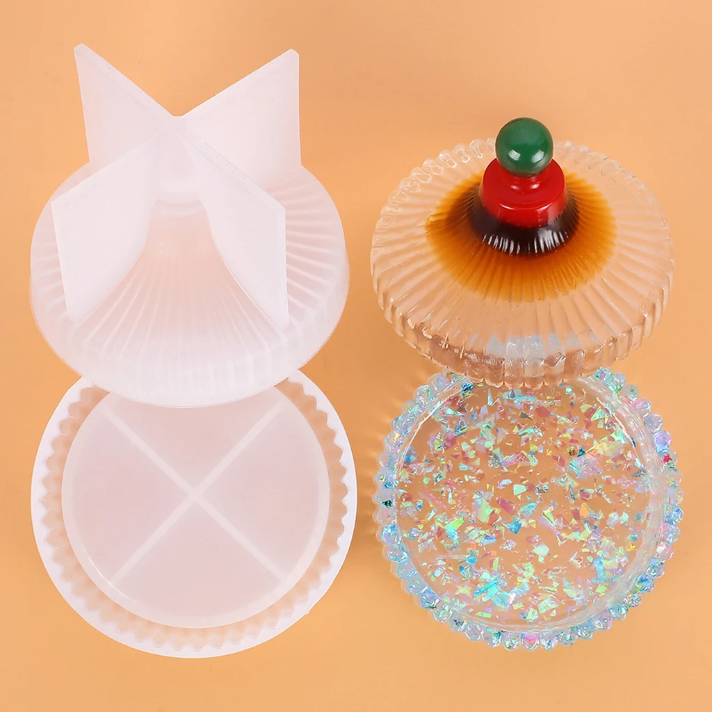 Полосатый силиконовые формы эпоксидная смола искусство пепельница ручной