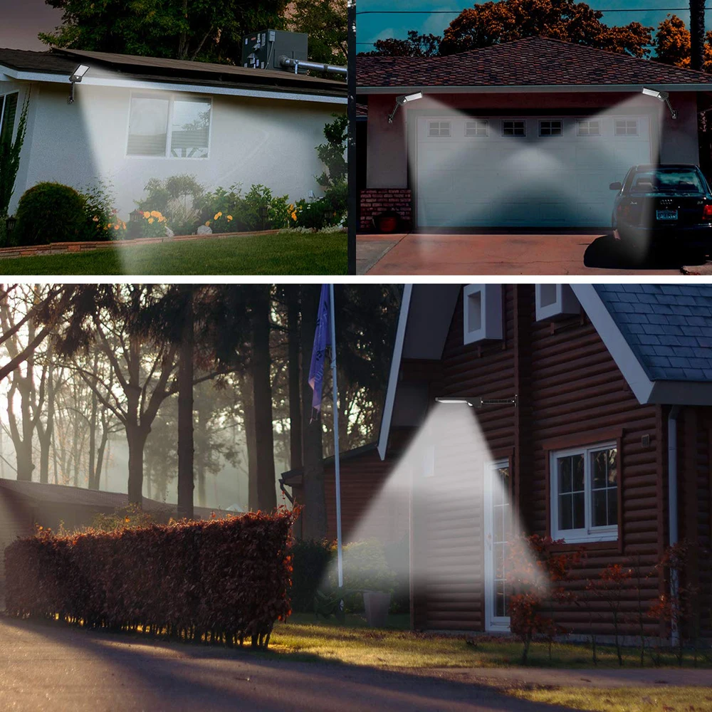 

Upgraded 48 LED Solar Garden Lamp Outdoor remote control Led Light Wall Street Security PIR Motion Sensor Spotlight