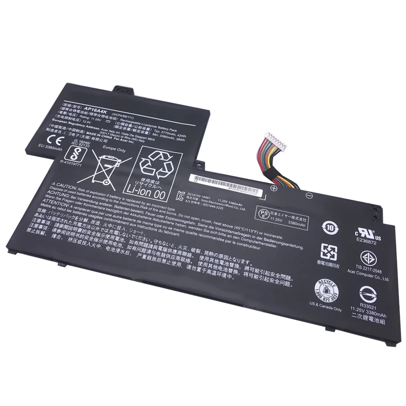 LMDTK Новый AP16A4K Аккумулятор для ноутбука Acer Swift SF113 31 P865 SF11 ASPIRE 11 AO1 132 NE132