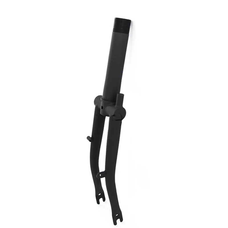 Black Color Fork TWTOPSE титановый велосипед вилка для Brompton Складная передняя вилка для велосипеда задняя треугольная оправа 1 и 1/" легкий 16" размер части - Цвет: Black Color Fork