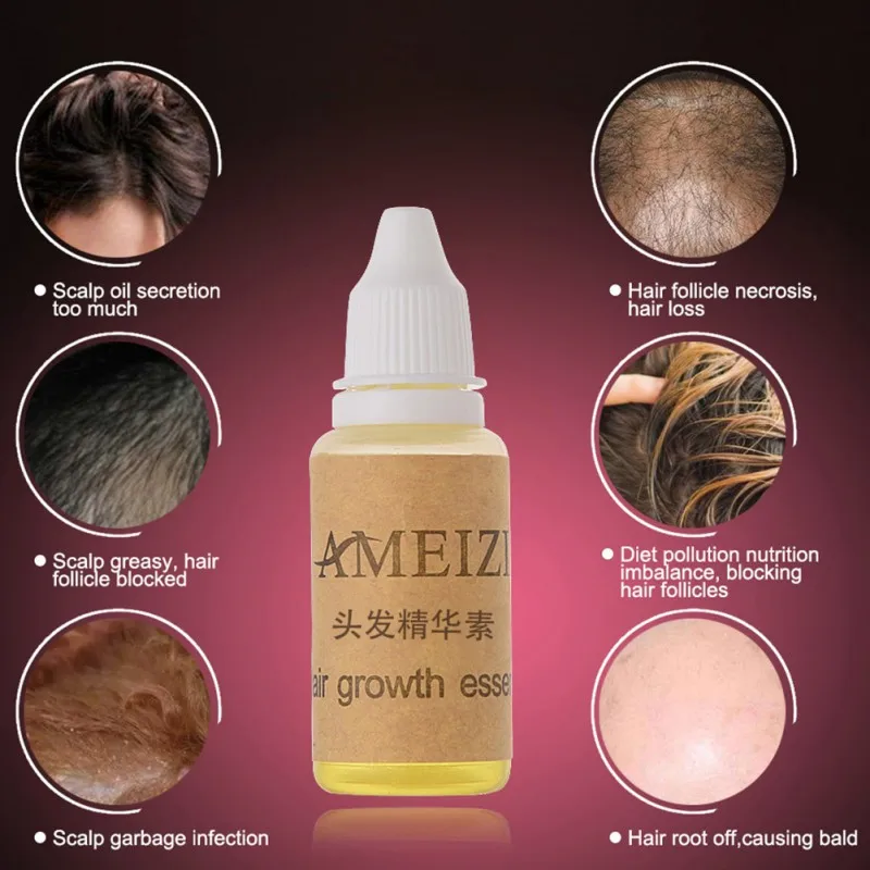 Оригинальный эфирное масло Сыворотка для роста густых волос выпадения жидкость