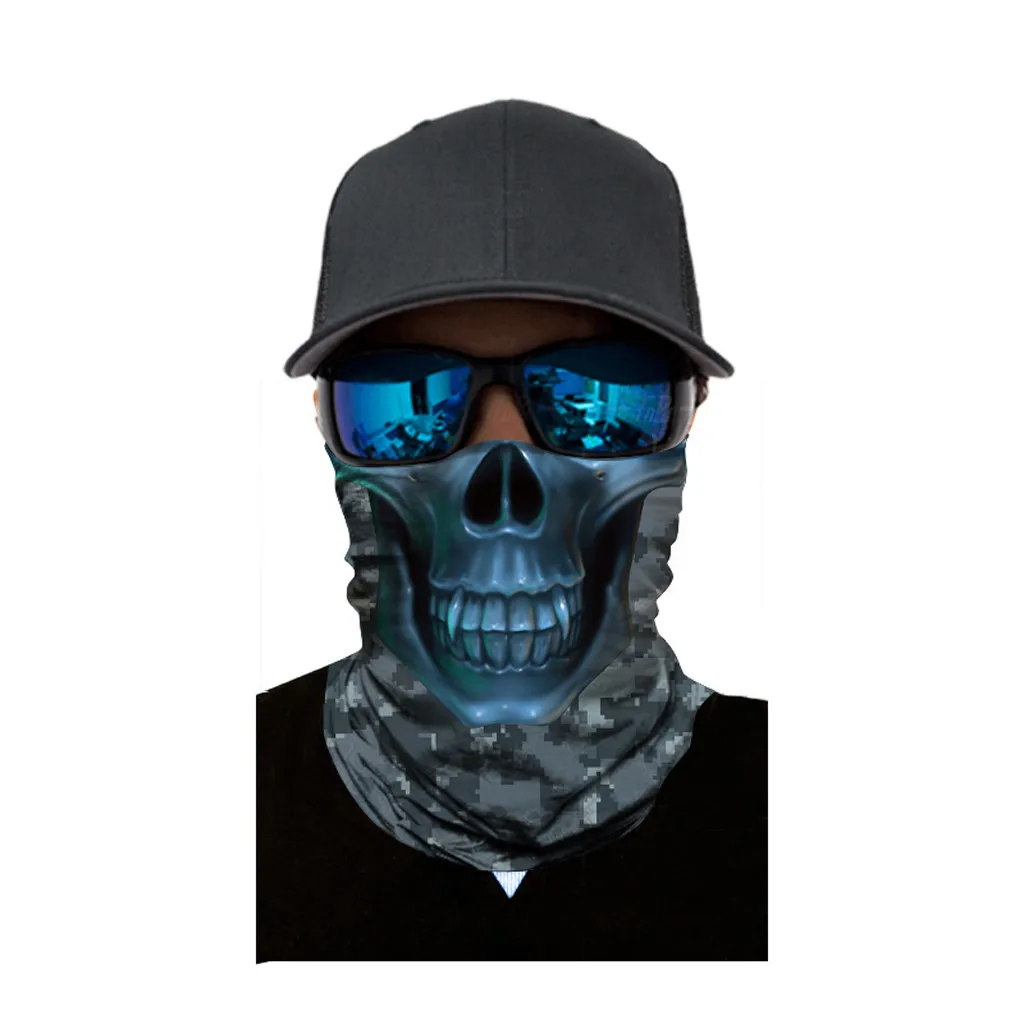 3D Washable Cycling Biker Scarf Wind Face Mask Breathing Reusable Anti Dust Cotton Mouth Fashion Black | Спорт и развлечения