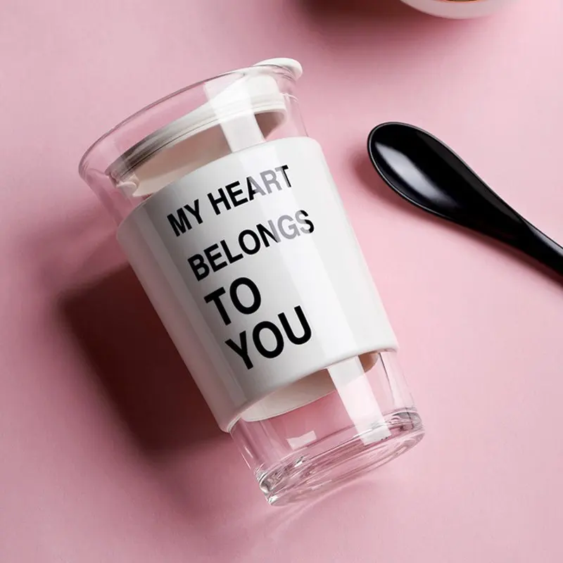 

Ins Coffee Mug Milk Whiskey Tea Beer Glass Cup Fashion Office Home Drinking Milk Juice Cup Creative Personality Drinkware