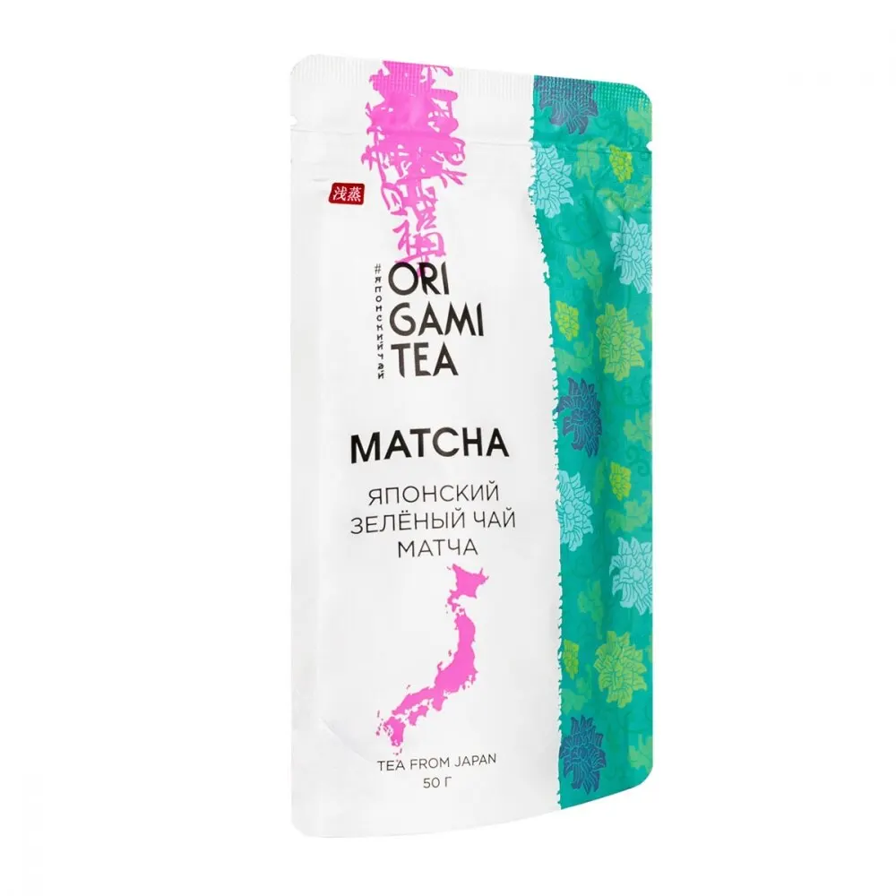 Японский зелёный чай Origami Tea &quotМатча&quot порошковый 50 гр|Зеленый чай| |