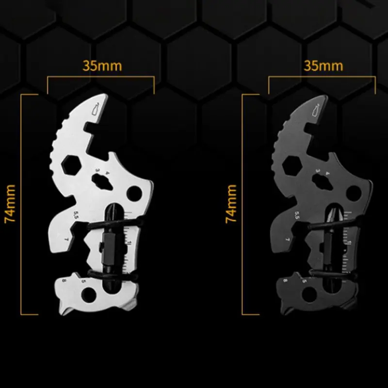 Набор гаечных ключей для повседневного использования Карманный ключ отвертка