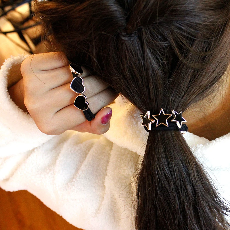 Hair Band Kawaii Accessories Rubber Bands Girl for Children Five-pointed Ties Scrunchies |