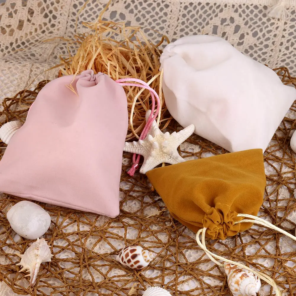 25 шт. бархатные мешки на шнурке для ювелирных изделий