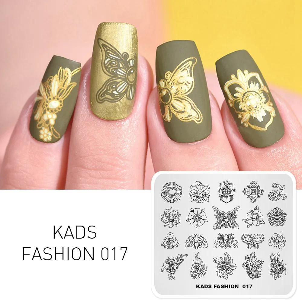 FASHIOIN 017 20 дизайн ногтей штамповки пластины перо цветок китайский стиль трафарет красота изображения трафарет для ногтей лак Штамповка ногтей штамп - Цвет: FASHIOIN 017