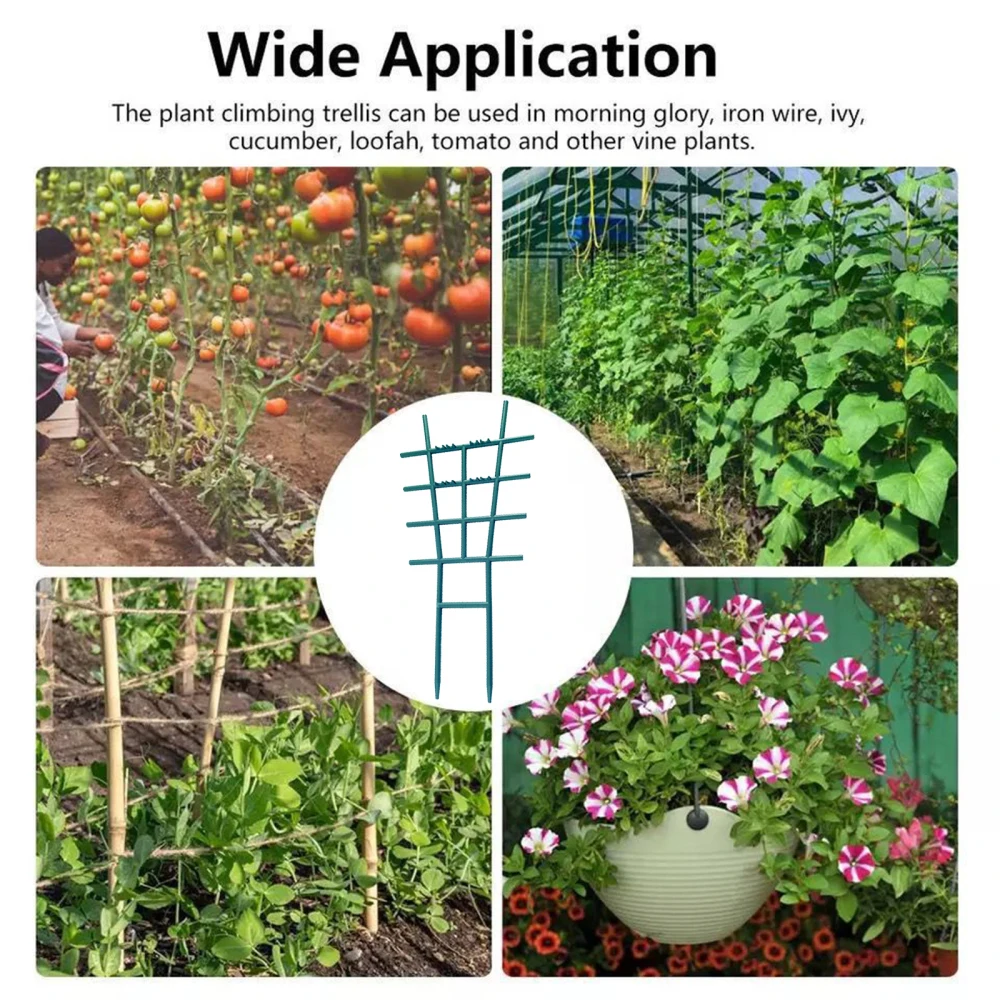 

Climbing Plastic Gardening Brackets Used For Gardens Plant Support Trellis Rack Frame Bean Potted Plants PP Flower 29cm