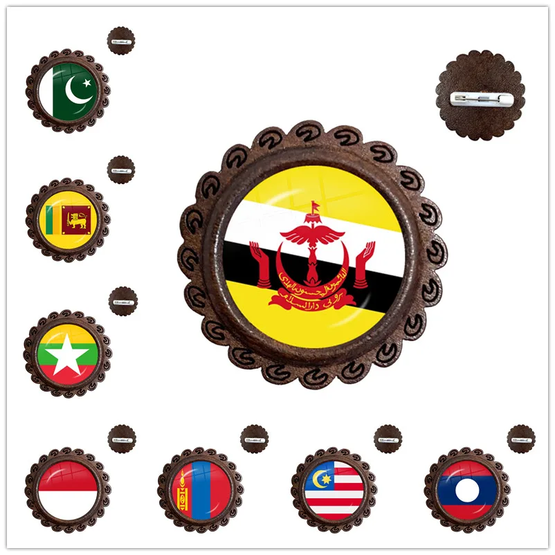 Пакистан Бруней Шри-Ланка Мьянма Индонезия монгольский национальный флаг