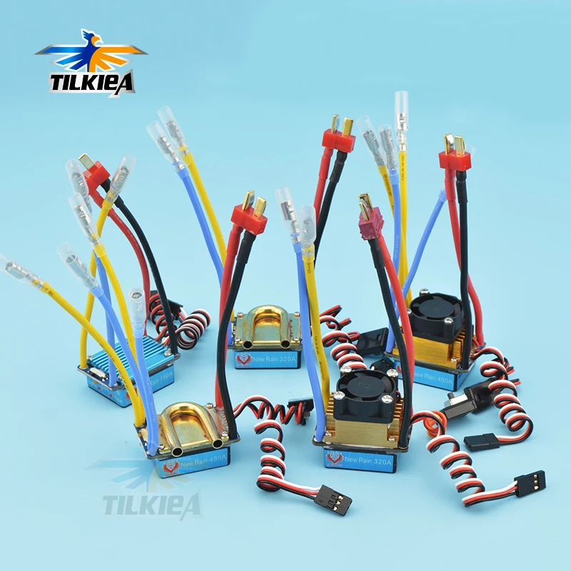 Контроллер скорости матового двигателя RC 160A/320A/480A ESC 380/540/775 двухрежимный