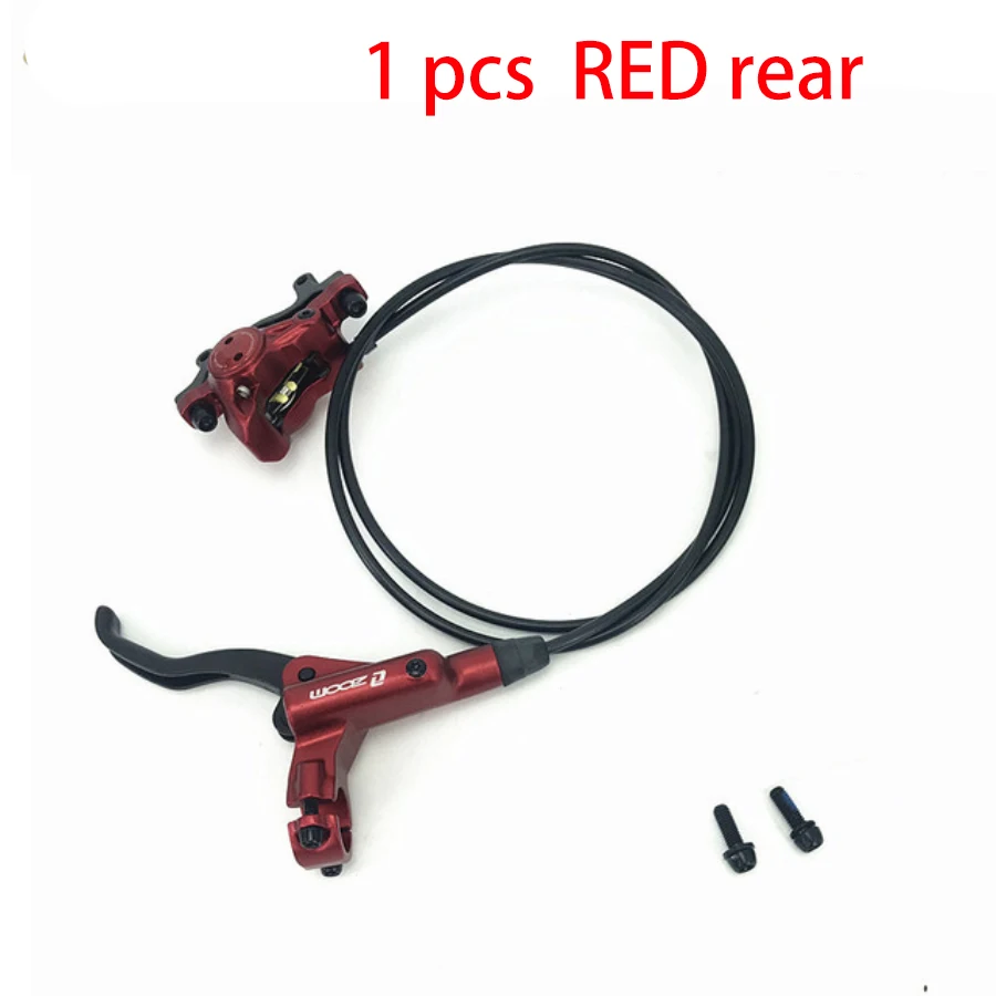 Red rear 1pcs Зум HB-875 горный велосипед гидравлический дисковый Тормозной Суппорт тормозной механизм горного велосипеда набор зажимов лучше, чем M315 M395 M447 W/n G3/HS1 ротор - Цвет: Red rear 1pcs