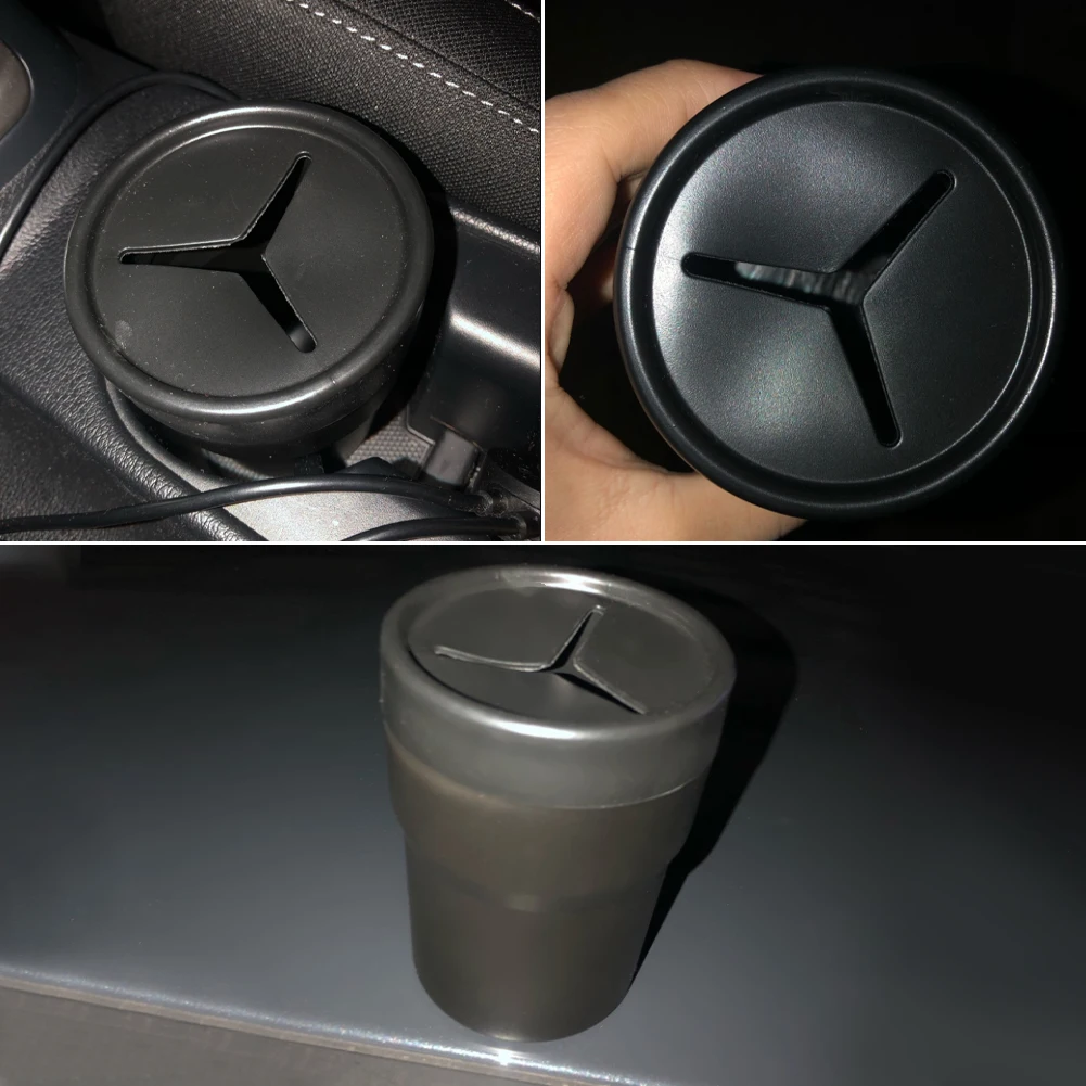 

Multifunctional Cup Holder Car Mini Trash Bin Car Trash Can Auto Holder Cap Mounts