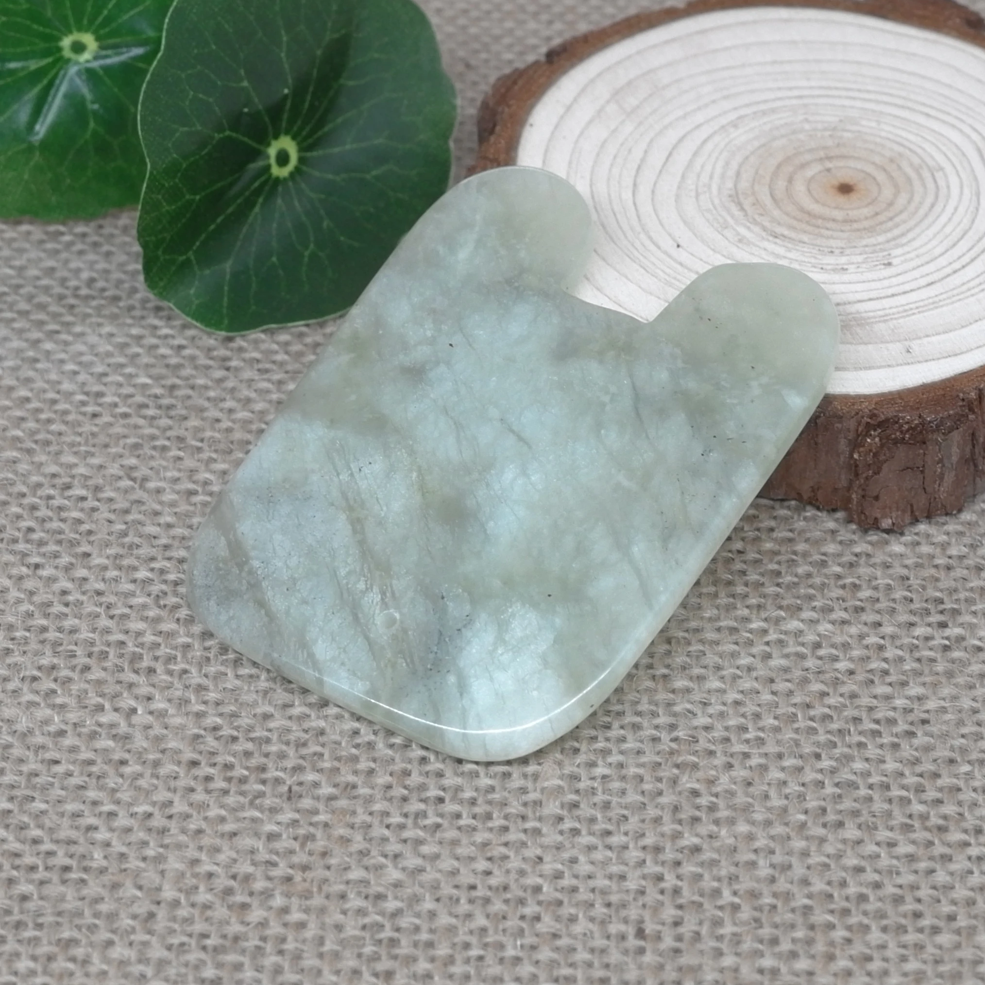 Jade Gua Sha соскабливающий массажный инструмент массажер для тела Когтеточка Guasha stone SPA buffalo скребок для ухода за лицом, против морщин