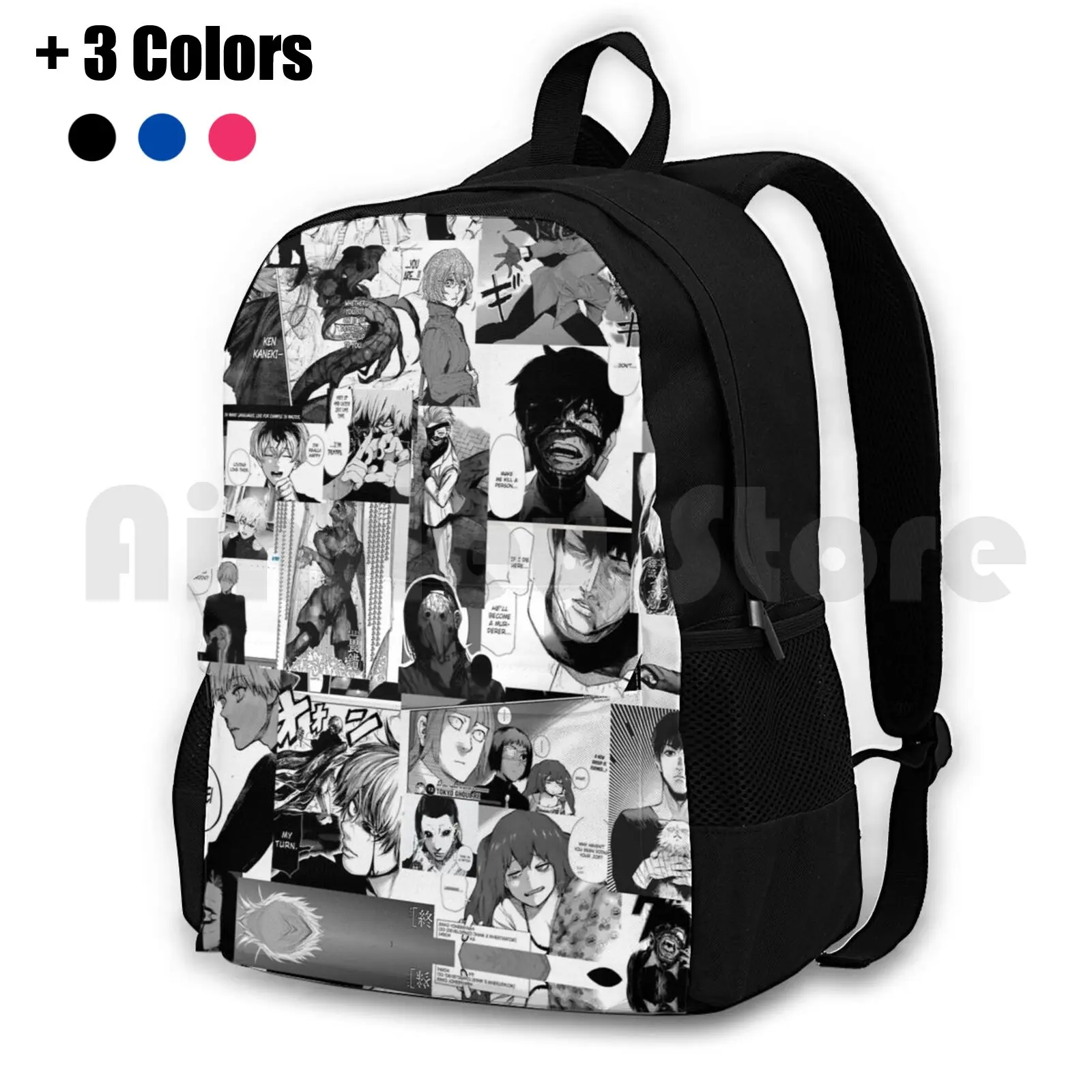 

Tokyo Ghoul Shirt Outdoor Hiking Backpack Waterproof Camping Travel Tokyo Ghoul Tg Tokyo Ghoul Kaneki Touka Amon Anime Manga