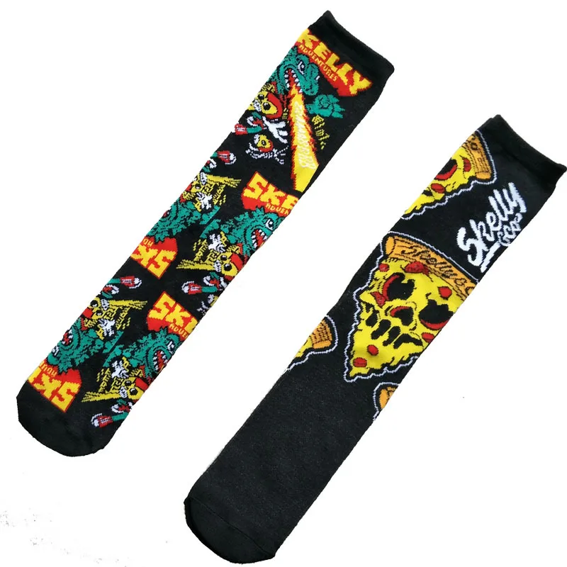 Носки с героями мультфильмов Skelly Selest теплые носки до колена с рисунком аниме, Нескользящие, невидимые, повседневные, осень, весна, зима, хлопок