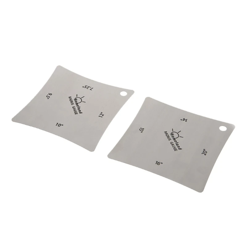 2 шт. гитары радиус Gauge гриф измерения комплект принадлежностей для вращающихся