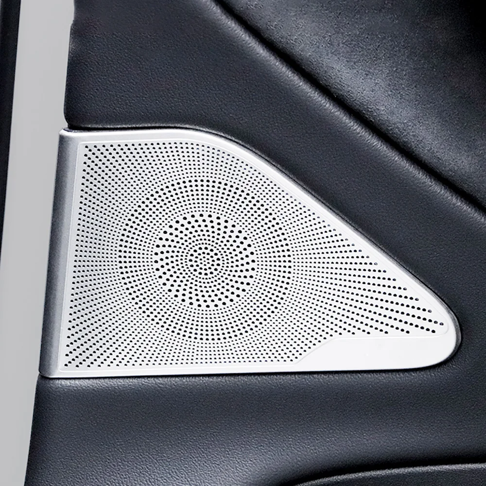 Car speaker cover for Tesla Model 3 series audio loudspeaker decor protection trumpet midrange horn lid tweeter outer casing | Автомобили