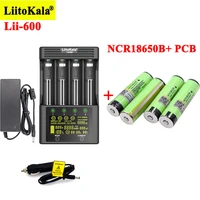 liitokala ncr18650b 3400mah rechargeable batteries with lii 600 battery charger for 3 7v li ion 18650 21700 26650 1 2v aa nimh