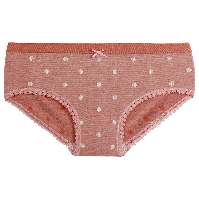 

Modal Underwear Women's Cotton Summer Thin Breathable Lace Mid-Waist Panties Girl Japanese Cute