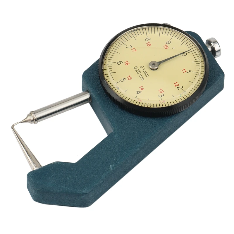 

Dial Thickness Gauge 0-20mm Thickness Meter Tester for Leather Paper Width Measuring Instrument Tools