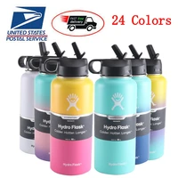 hydroflask 18oz32oz40oz tumbler flask vacuum insulated flask stainless steel water bottle wide mouth outdoors sports bottle