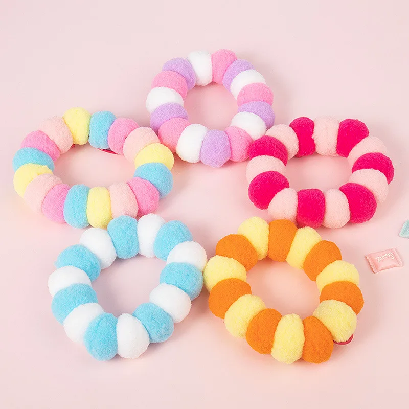 

Ошейник для домашних животных, кошка, красочные плюшевые шарики, ошейник для собаки, кольцо, ремешок, Аксессуары для фотосъемки домашних жив...