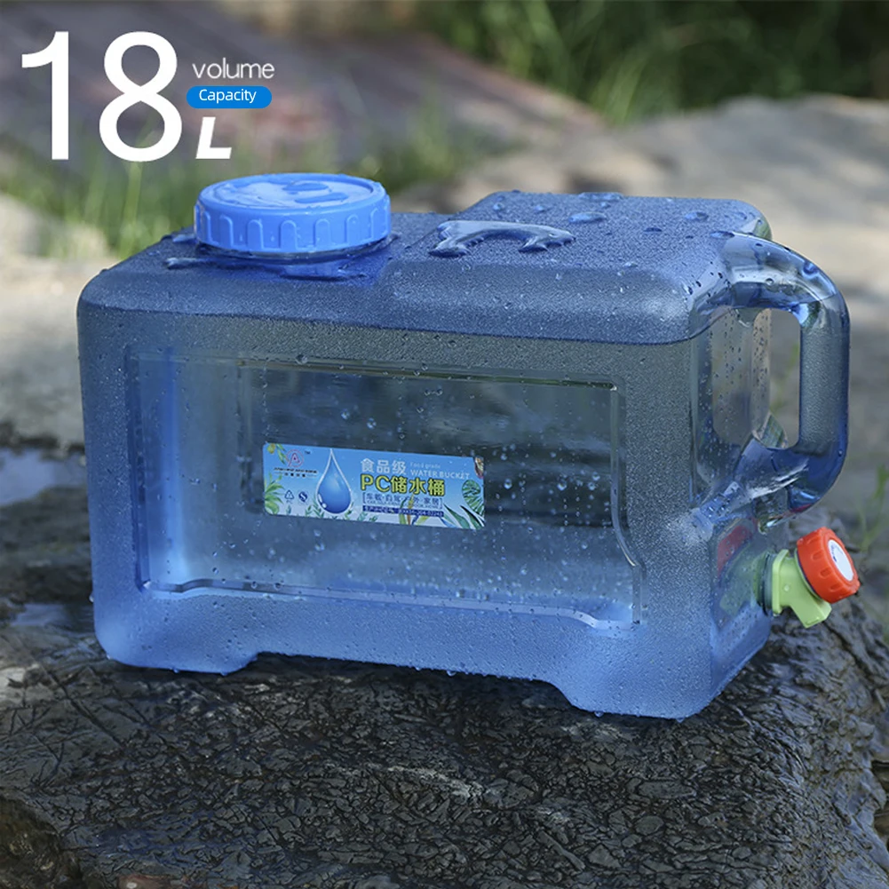 18L Outdoor BPA-Free Reusable Plastic Water Bottle Gallon Jug Storage Container