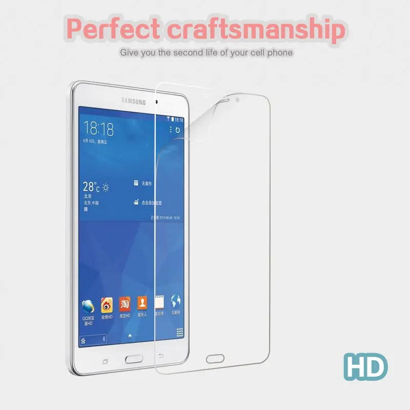 

High Clear lcd Glossy Screen Protector Film For Samsung Galaxy Tab 4 7.0 LTE T235 7" Tablet Anti-Scratch HD protective Cover