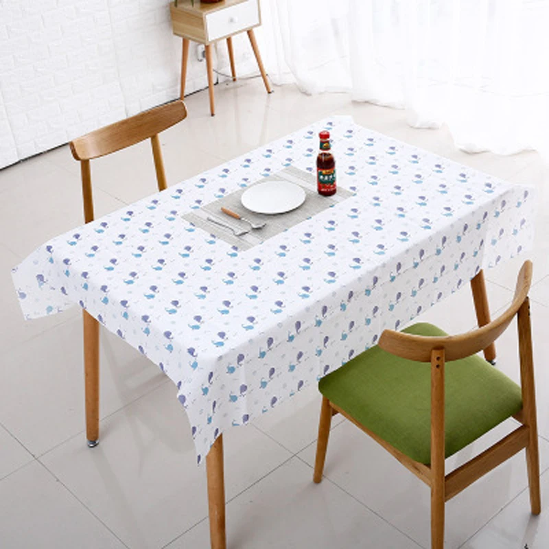 Новый Ins скатерть Водонепроницаемая маслостойкая Моющаяся Ткань художественный