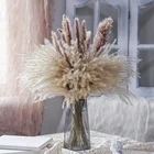 Свадебные пампасы Трава Декор перо цветы букет Натуральные сушеные цветы пампасы растения рождественские украшения домашний декор
