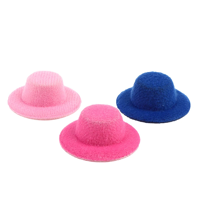 

5Pcs Doll House Hat Dollhouse Miniature Hat Mini Dolls House Accessories Doll House Mini Cap Kid Toy Gift