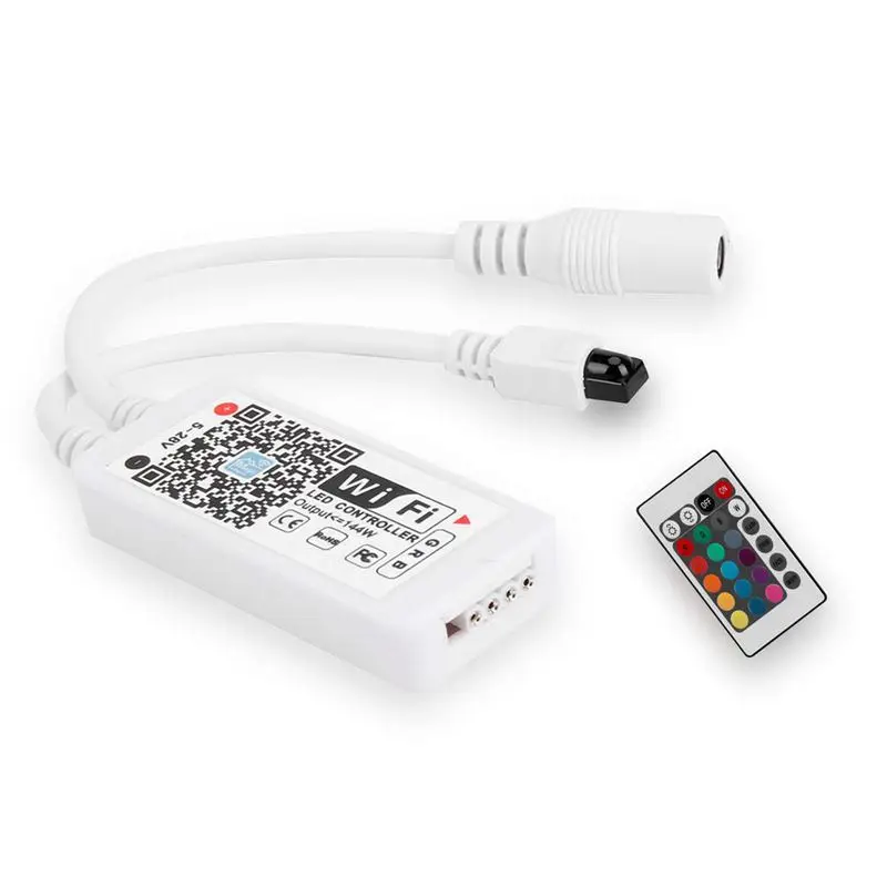 ABSF WiFi rgb контроллер для Светодиодный светильник полоски работает со смартфоном